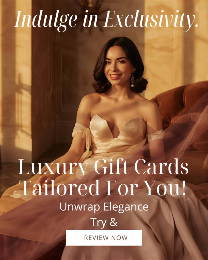 Brunette in Silk Gown on Chaise Lounge