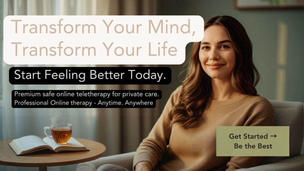 Confident Woman in Warm Earthy Room 1